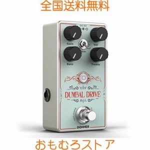 Donner オーバードライブエフェクター 完全アナログ回路 ギターエフェクター Dumbal Drive