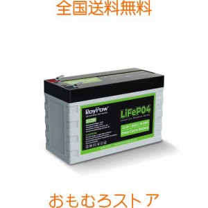 RoyPow 12V 6Ah リン酸鉄リチウムイオンバッテリーLiFePO4 電動リール用バッテリー 3500サイクル BMSバッテリシステム内蔵 子供用スクー