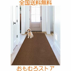 廊下敷き マルチロールカーペット 吸着マット 足腰負担軽減 洗える 600*68cm 厚み4mm ずれない キッチンマット 階段カーペットマット 床