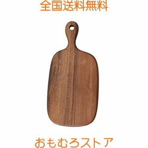 musowood 洋風まな板 木製まないた 取っ手付カッティングボード キッチン料理器具 パン果物盛り 38.5*18.5*2cm アカシア天然木無垢材製