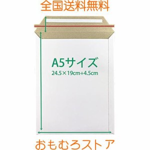 (10枚入)厚紙封筒 ビジネスレターケース A5対応【EMS-A5】 (高24.5CM 幅19CM) コートボール 約300g/ 梱包 袋 梱包用 宅配袋 業務用 ホワ