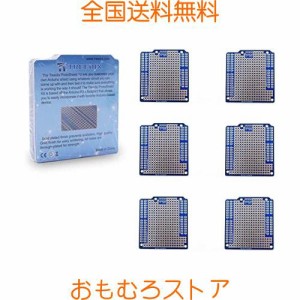 Treedix 6pcs プリント基板 PCB プロトタイプボード ブレッドボード 両面錫メッキ 金メッキ穴 Arduino UNO R3 対応