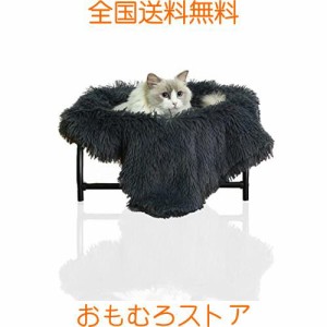 猫ベッド ペットハンモック 犬猫用ベッド 自立式 猫寝床 ネコベッド 猫用品 ペット用品 丸洗い 安定な構造 取り外し可能 通気性 組立簡単