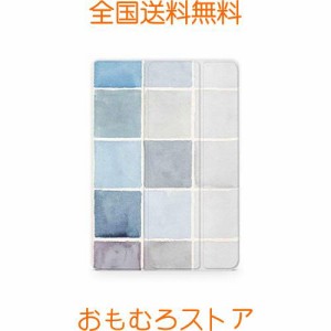 ipad mini6 ケース 手帳型 おしゃれ チェック柄 ipad mini6 保護カバー かわいい スタンド機能 オートスリープ ipad 8.3インチ対応 (ブル