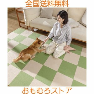 SHIEN ジョイントマット 吸着マット タイルマット【45*45*0.4cm 40枚セット】 ズレない めくれない カーペット 防音マット フローリング