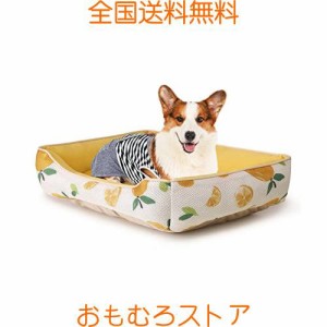 Peto-Raifu 猫 ベッド 犬 ベッド ひんやり ペットベッド ペットクッション 夏用 ペットソファー 接触冷感 ペットマット 小型/中型犬用 猫