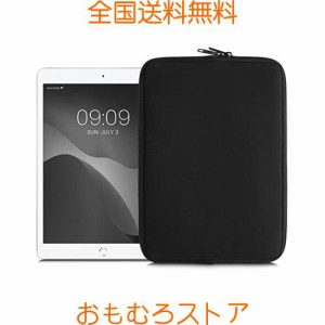 kwmobile 対応: 9,7”-11” Tablet タブレットケース - 保護ケース 衝撃吸収 軽量 撥水 ネオプレン - 黒色