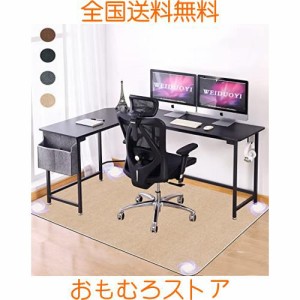 【Amazon 限定ブランド】チェアマット 100×140cm 椅子 マット 床保護マット pcチェア マット WEIDUOYI デスクマット 椅子 厚さ4 mm 椅子