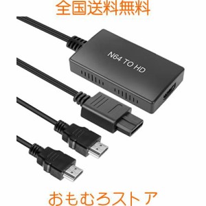 N64 to HDMI 変換コンバーター L’QECTED N64 / ゲームキューブ/SNES to HDMI 変換アダプター 720P/1080P出力対応 (USB/HDMIケーブル付き