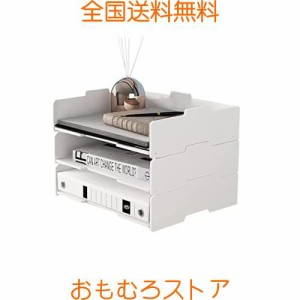 A3 レターケース デスクトレー 書類ケース 書類ラック 卓上 白 横型/縦型 ３段式 積み重ね 頑丈 シンプル おしゃれ 整理整頓 小物収納 組