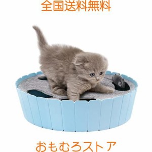 猫おもちゃ 電動 ネズミ Pawaboo ねこおもちゃ 猫用電動おもちゃ 電動ネズミ 自動 ネズミを捕らえる 隠す 追う 猫おもちゃ ネコ遊び 一人