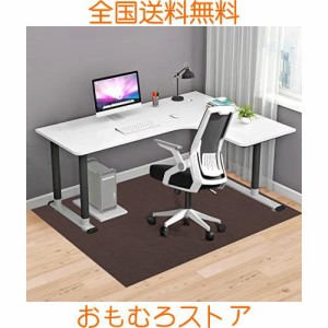 チェアマット 160×130cm 厚み4mm 床保護マット デスクごとチェアマット ズレない デスク 椅子 マット 吸音 床傷防止 滑り止 床暖房対応 