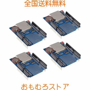 ACEIRMC データロガーモジュール ロギングシールド データレコーダーシールド Arduino用 SDカード付き 4個