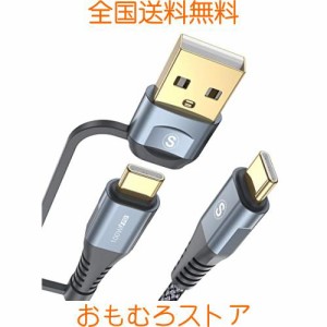 100w USB Type C ケーブル 1M,AviBrex USB-A/C to USB-C ケーブル【100W/5A PD＆ QC4.0対応2in1急速充電】 タイプc 充電ケーブル iPhone1