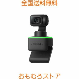 Insta360 Link -4Kウェブカメラ 1/2インチセンサー付きPTZ 4Kウェブカメラ、AI追跡、ジェスチャー制御、HDR、ノイズキャンセリングマイク