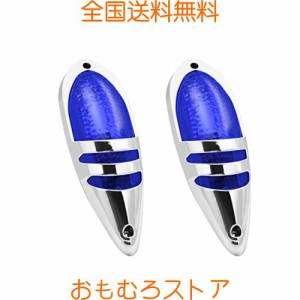 トラック サイド ライト Aoling マーカーランプ 12V 24V トラック用 サイドマーカー LED キャブマーカー ブルー 車幅灯 車高灯 コーナー