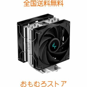 DeepCool AG400 PLUS シングルタワー CPU クーラー、120mm ファン、ダイレクトタッチ銅製ヒートパイプ、Intel/AMD サポート