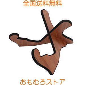 ギタースタンド木製ギタースタンド折りたたみ式 ギターブラケットXフレームスタイル ギターホルダー (黄)