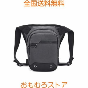 バイク用レッグバッグ Aumotop フィットネスバイク バイク ウエストバッグ 防水 軽量 耐摩耗 3室構造 多機能レッグバッグ 作業/旅行/登山