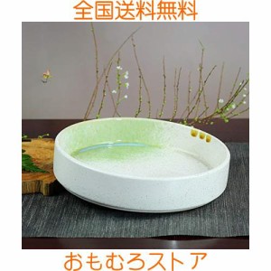 AIVAR 生花用の花器 花瓶 花器 水盤 フラワーベース - フラワーアレンジメント陶器 花器 21CM 生け花 生け花用花器 陶器花入れ いけばな