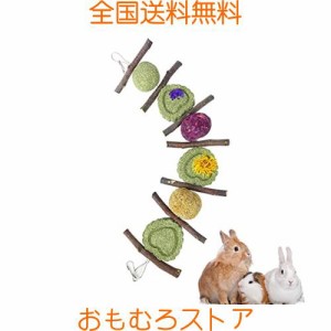 MUYYIKA うさぎ ?む おもちゃ ハムスター チンチラ かじり 噛むおもちゃ 小動物 歯磨き おやつ リス モルモット ウサギ テンジクネズミ 