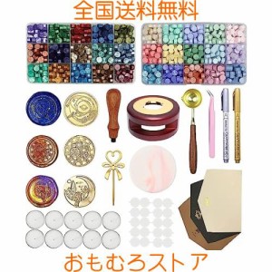 シーリングスタンプ シールスタンプ シーリングスタンプセット 30 色 の ワックス シーリングワックス DIY シーリングスタンプ シーリン