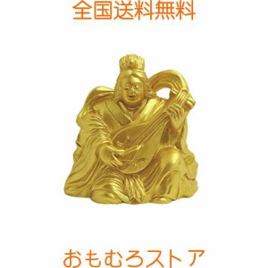 弁財天 置物 開運七福神 弁財天 仏像 置物 お守り 開運 福徳 芸能 学問 金運アップ 厄除け 縁起物 風水 置物 プレゼント 贈り物 ゴールド