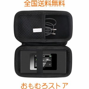 WAIYUJP収納ケース互換の リチャージWiFi ルーター ケース/Aterm (NEC) 5G MR51FN モバイルルーター 保護 キャリング 収納ケース.