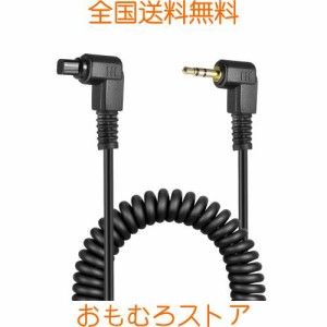 NEEWER 2.5mm-C3 リモートシャッターレリーズケーブル 3ピン付きR5, 7D Mark II, 6D Mark II, 5D Mark IV/III/II, 7D, 6D, 5D, 5DS, 5DR,