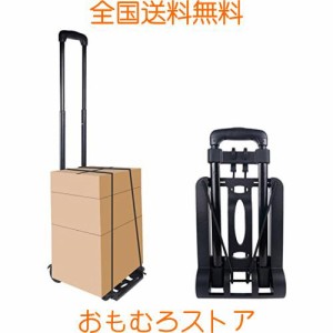 Fansbe 台車 折りたたみ キャリーカート 折り畳み 軽量 静音 耐荷重量50KG 超コンパクト ハンドル3段調節 引っ越し 荷物運ぶカート 旅行