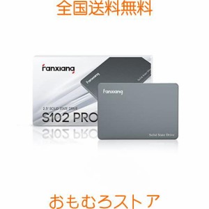 fanxiang S102 Pro 2TB SSD SATA III 6Gb/s 2.5インチ SSD 内蔵ソリッド ステート ドライブ、最大 560MB/s の読み取り速度、アルミニウム