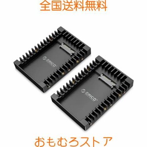 ORICO 2.5 → 3.5変換 2.5インチ HDD / SSD 変換マウンタ SATAインターフェース内蔵 HDDケース 3.5インチ 変換ブラケット ネジ付き ブラ