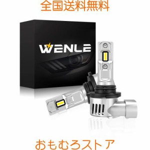 WENLE(ウエンレ) 新規 純正ハロゲンサイズ+爆光16000LM HB4 led ヘッドライト・フォグランプ 車検対応 バルブ キャンセラー 60W ホワイト