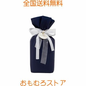 【HJFUL】ラッピング袋 包む ギフト袋 ラッピング 巾着袋 リボン装飾 バレンタイン（10枚セット ） (L, 青)