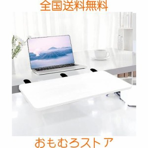 デスクエクステンダー 超安定 3つのクランプをアップグレード： WiViVi 25*55cm 折り畳み式 デスク 拡張 クランプ 後付け キーボード ト