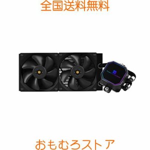 Thermalright Frozen Prism 240 Black 水冷CPUクーラー、液体CPUクーラー、120mm PWMファン×2、S-FDBベアリング、AMD/AM4/AM5、INTEL LG