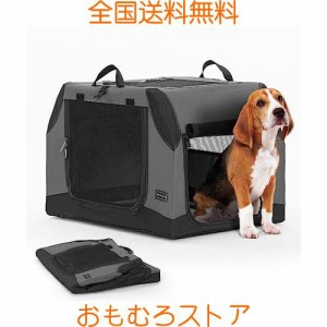 Petsfit 折りたたみソフトケージ ペットケージ ソフトクレート大型犬 中型犬 犬