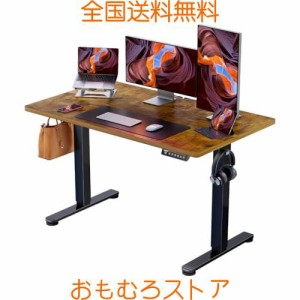 ErGear 電動 昇降式デスク スタンディングデスク オフィスワークテーブル 幅120cm 耐荷重80kg 高さメモリー機能 上下自動昇降 衝突検知 