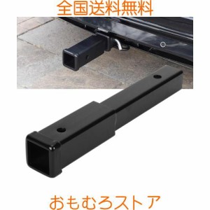 aleawol 12インチ ヒッチレシーバー 延長 牽引エクステンダー 2インチ レシーバー アダプター 角型 耐荷重 1500KG ヒッチレシーバーエク