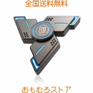 VOFOLEN ハンドスピナー ストレス解消 指スピナー よく回る 無音 高速回転 夜光 かっこいい ステンレス製ベアリング 超耐久性 くるくる回