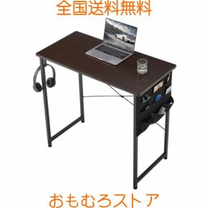 Somdot 机 デスク パソコンデスク pcデスク つくえ シンプルワークデスク 幅80cm×奥行40cm×高さ74cm desk 勉強机 学習机 収納袋付き 組