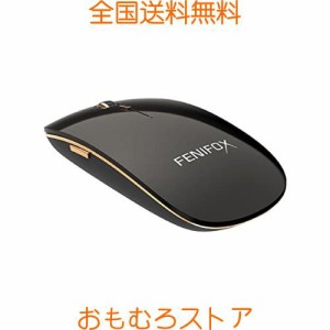 Bluetooth マウス, FENIFOX 無線 マウス ワイヤレス 静音小型薄型 携帯 人間工学 音がしない 光学式 Mouse Laptop Computer PC Mac 用 - 