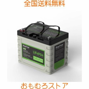 RoyPow 12V 30Ah リン酸鉄リチウムイオンバッテリーLiFePO4 電動リール用バッテリー 3500サイクル BMSバッテリシステム内蔵 子供用スクー