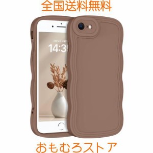 GUAGUA iPhone se ケース se第3世代 iPhone 8・ se2・7 ケース tpu ウェーブ デザイン 人気 ソフト バンパー 耐衝撃 超軽量 薄型 滑り止