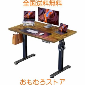 ErGear 電動 昇降式デスク スタンディングデスク オフィスワークテーブル 幅100cm 耐荷重80kg 高さメモリー機能 上下自動昇降 衝突検知 