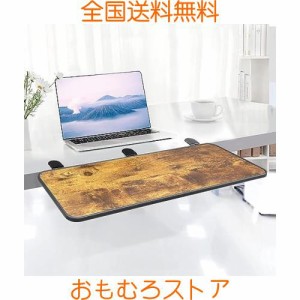 デスクエクステンダー 超安定 3つのクランプをアップグレード： WiViVi 25*55 折り畳み式 デスク 拡張 クランプ 後付け キーボード トレ