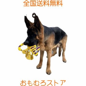 おもちゃ 犬噛むおもちゃ 頑丈 音が鳴る ぬいぐるみ 歯磨き 壊れにくい 引っ張り 運動不足 小型中型大型犬 カメレオン (黄)