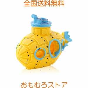 HyzaPhixアクアリウム 水槽 潜水艦 水槽用装飾テーマオーナメント オブジェ アクセサリー 洞窟 エビ 熱帯魚 鑑賞魚 金魚 隠れ家 水族館飾