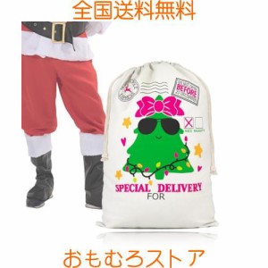 クリスマス 袋 Yoayao クリスマス ラッピング 袋 大 キュートクリスマス 巾着袋 不織布 キャンバス ラッピング袋 クリスマス プレゼント 