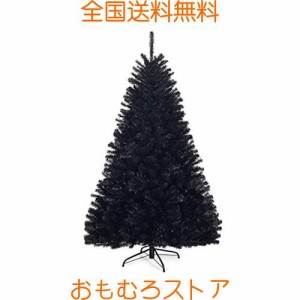 Costway クリスマスツリー 230cm ブラック 1258本枝 ヌードツリー スノータイプ クリスマス飾り インテリア用品 クリスマス 高濃密度 収